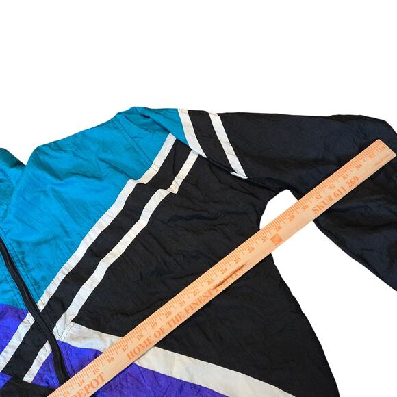 Vintage Active Stuff Windbreaker Track Jacket Women's XL - Picture 3 of 7